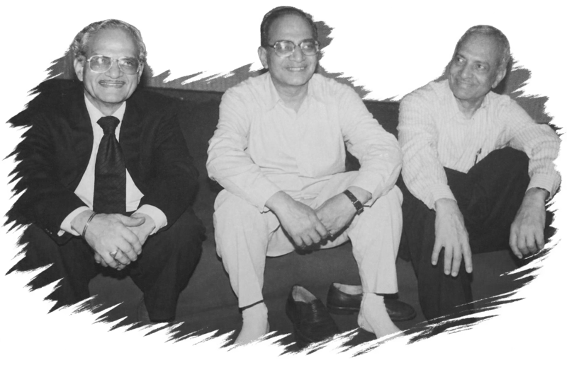 1960s Three-Person Historical Photograph